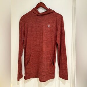Spyder men’s Active Red Hooded Top